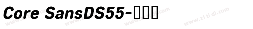 Core SansDS55字体转换